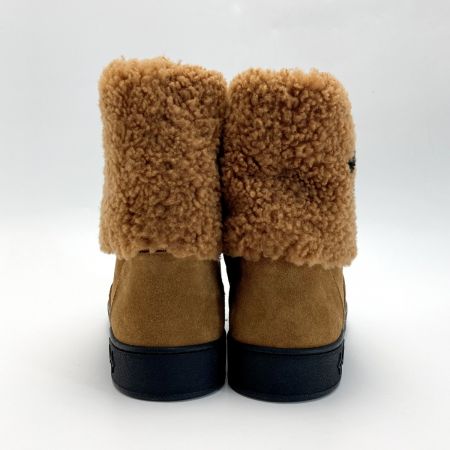  LOUIS VUITTON ルイヴィトン スノードロップ・ライン FA0270 ブラウン ムートンブーツ SIZE40 スエード 布袋有