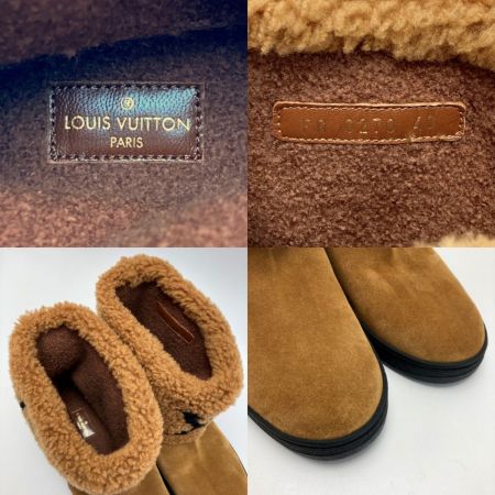  LOUIS VUITTON ルイヴィトン スノードロップ・ライン FA0270 ブラウン ムートンブーツ SIZE40 スエード 布袋有