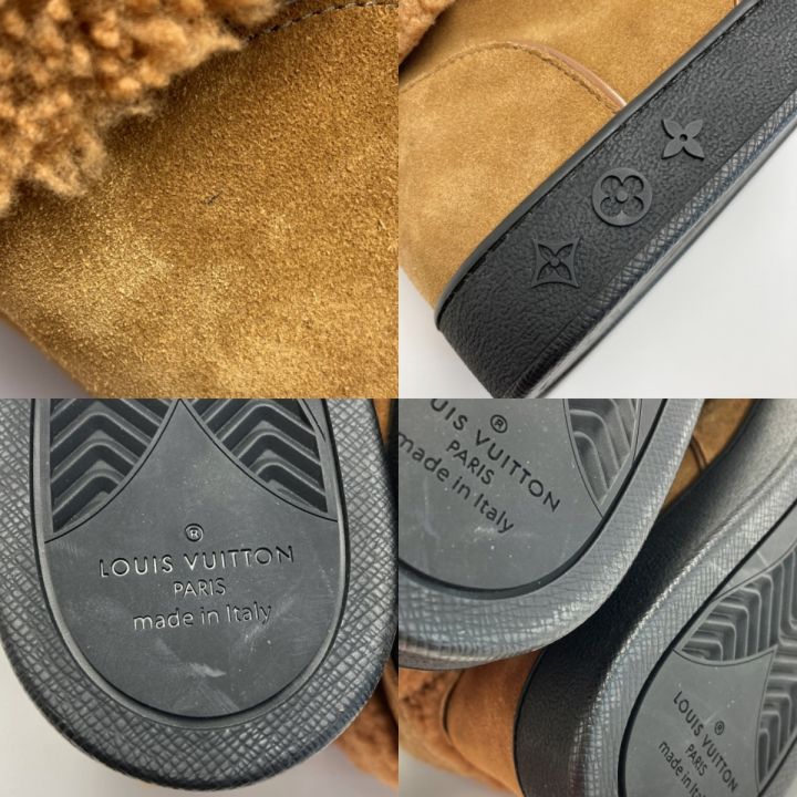 LOUIS VUITTON ルイヴィトン スノードロップ・ライン FA0270 ブラウン ムートンブーツ SIZE40 スエード  布袋有｜中古｜なんでもリサイクルビッグバン