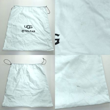  UGG×TELFAR ロゴ ミニ ブーツ ムートンブーツ デニム 1152550 ネイビー SIZE 26cm