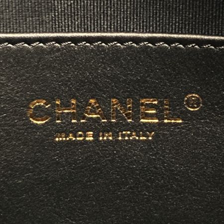  CHANEL シャネル マトラッセ ホーボーバッグ ラムスキン ブラック ショルダーバッグ ココマーク