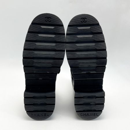  CHANEL シャネル ココマーク マトラッセ レースアップ ショートブーツ G36424 ブラック SIZE39 箱・布袋有