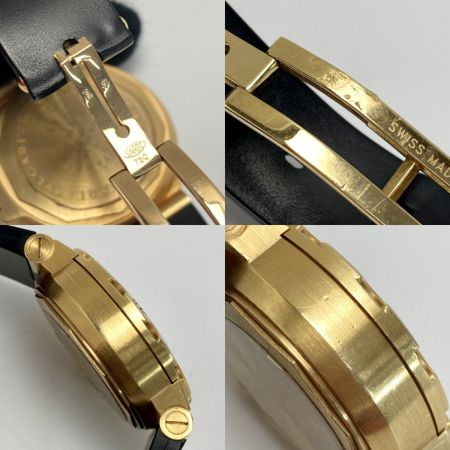  BVLGARI ブルガリ ディアゴノ スクーバ クロノグラフ K18 SC 38 G ブラック 自動巻き メンズ 腕時計 箱・取説有