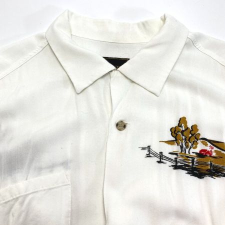  RATS シャツ サイズ L メンズ ROOSTER SHIRTS L/S ホワイト