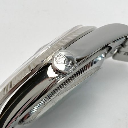  ROLEX ロレックス デイトジャスト S番 10Pダイヤ 16234G ブルー グラデ 自動巻き メンズ 腕時計 箱・取説有