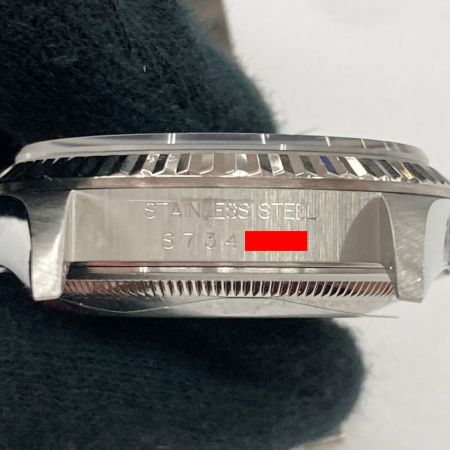  ROLEX ロレックス デイトジャスト S番 10Pダイヤ 16234G ブルー グラデ 自動巻き メンズ 腕時計 箱・取説有