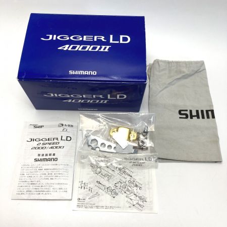 SHIMANO シマノ 10 ジガー LD 4000 II 02596 ベイトリール 箱付き