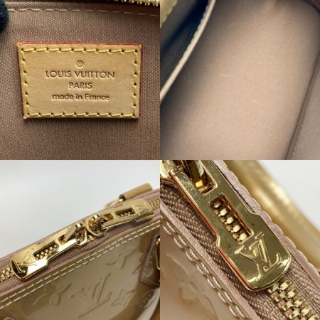  LOUIS VUITTON ルイヴィトン ヴェルニ アルマBB ハンドバッグ M91752 ベージュプードル ショルダーバッグ 2WAY 布袋有