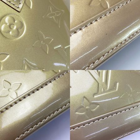  LOUIS VUITTON ルイヴィトン ヴェルニ アルマBB ハンドバッグ M91752 ベージュプードル ショルダーバッグ 2WAY 布袋有