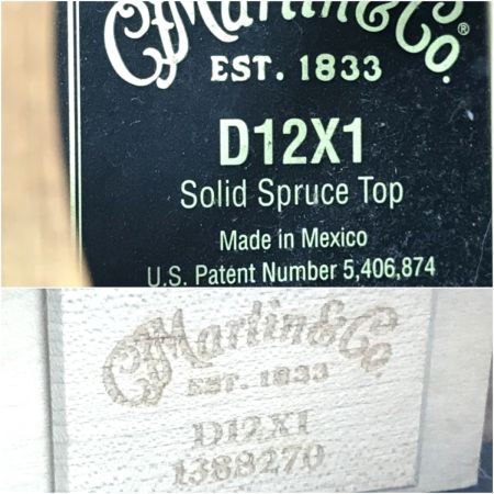  Martin マーチン 12弦アコースティックギター D12X1 ソフトケース付