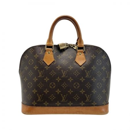  LOUIS VUITTON ルイヴィトン モノグラム アルマ M51130 ハンドバッグ パドロック有