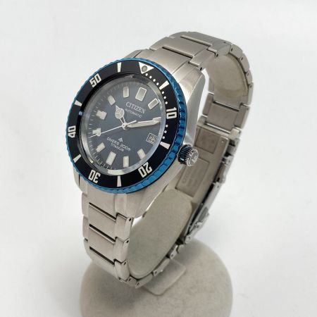  CITIZEN シチズン プロノマスター 35周年記念限定 MARINE NB6026-56L ブルー 自動巻き メンズ 腕時計 箱有