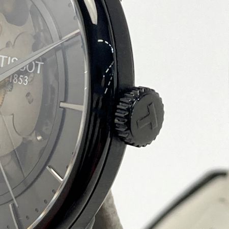  TISSOT ティソ シュマン・デ・トゥレル スケルトン T139.836.36.441.00 ブラック 自動巻き メンズ 腕時計 箱有