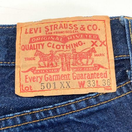  LEVI'S リーバイス デニム パンツ サイズ W33×L36 ボタン裏555 501XX インディゴ メンズ 