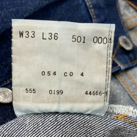  LEVI'S リーバイス デニム パンツ サイズ W33×L36 ボタン裏555 501XX インディゴ メンズ 