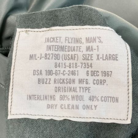  BUZZ RICKSON'S バズ リクソンズ MA-1ジャケット BR13045 オリーブ SIZE XL メンズ
