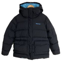 ☆☆ MARMOT マーモット ダウンジャケット サイズ M レディース TOWUJlL27 ブラック×スカイブルー Bランク