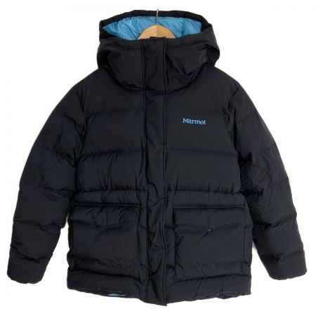  MARMOT マーモット ダウンジャケット サイズ M レディース TOWUJlL27 ブラック×スカイブルー