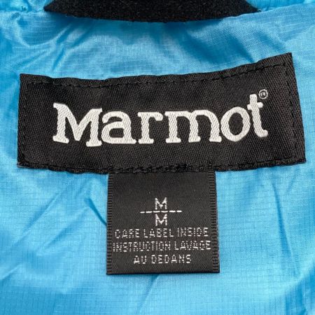  MARMOT マーモット ダウンジャケット サイズ M レディース TOWUJlL27 ブラック×スカイブルー