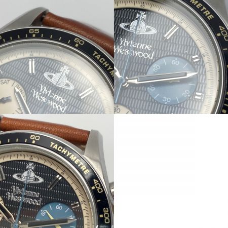  Vivienne Westwood ヴィヴィアン・ウエストウッド サザビー クロノグラフ VV142BKTN ブラック クォーツ メンズ 腕時計