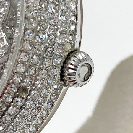  BRILLAMICO スワロフスキー ホワイト 回転式 クォーツ メンズ 腕時計