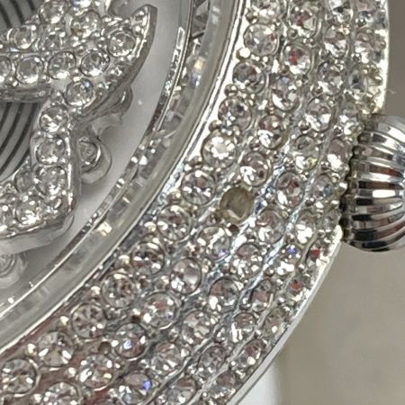  BRILLAMICO スワロフスキー ホワイト 回転式 クォーツ メンズ 腕時計