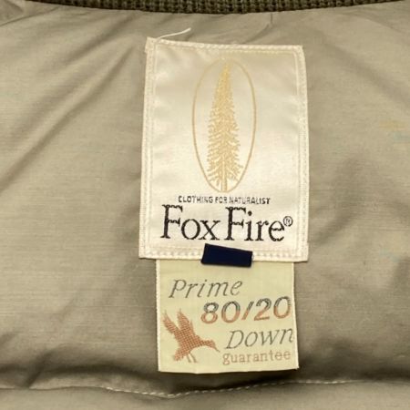  Foxfire フォックスファイヤー ジャケット peime80/20down オリーブ SIZE M メンズ