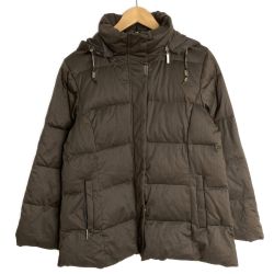 ☆☆ balmain バルマン ダウンジャケット サイズ L レディース T105DD-70F ブラウン Cランク