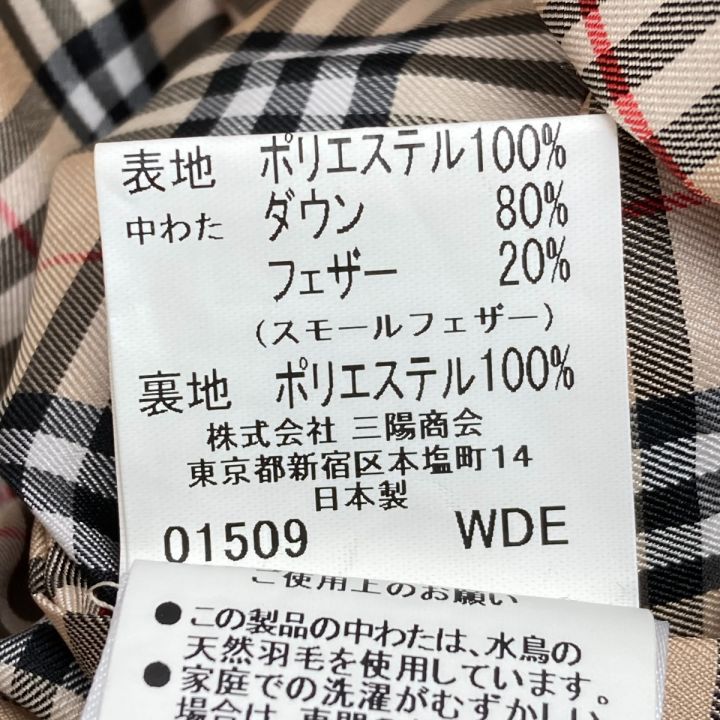 BURBERRY GOLF ダウンジャケット サイズ LL レディース BGP10-715-45 カーキ系｜中古｜なんでもリサイクルビッグバン