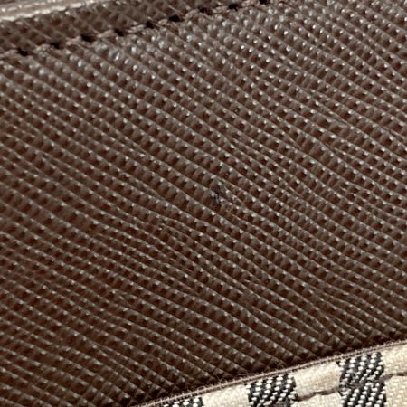  BURBERRY バーバリー ノバチェック ハンドバッグ ベージュ×ブラウン キャンバス/レザー