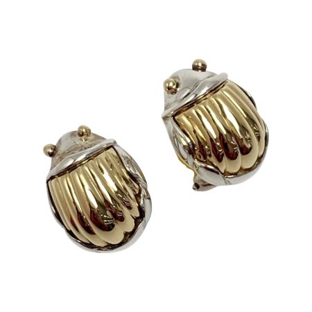  Tiffany & Co. ティファニー スカラベ コンビ ピアス 750YG/925SV ゴールド×シルバー 昆虫