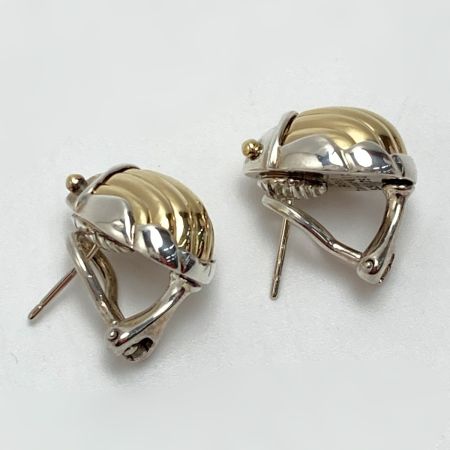  Tiffany & Co. ティファニー スカラベ コンビ ピアス 750YG/925SV ゴールド×シルバー 昆虫