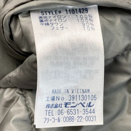  mont･bell モンベル ダウンジャケット 391130105 ベージュ サイズ M レディース