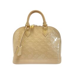 ☆☆ LOUIS VUITTON ルイヴィトン モノグラム ヴェルニ アルマPM M91614 ローズフロランタン ハンドバッグ パドロック・キー有 Bランク