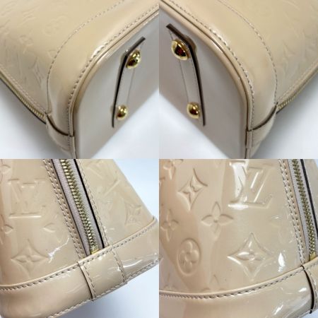  LOUIS VUITTON ルイヴィトン モノグラム ヴェルニ アルマPM M91614 ローズフロランタン ハンドバッグ パドロック・キー有