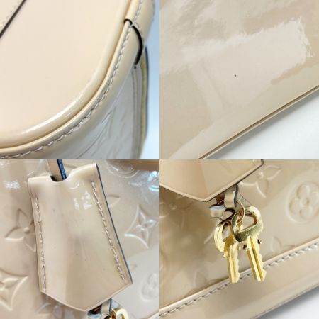  LOUIS VUITTON ルイヴィトン モノグラム ヴェルニ アルマPM M91614 ローズフロランタン ハンドバッグ パドロック・キー有