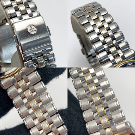 SEIKO セイコー クレドール 18KT+SS 8J82-6A30 シルバー クォーツ メンズ 腕時計 ケース有 CREDOR