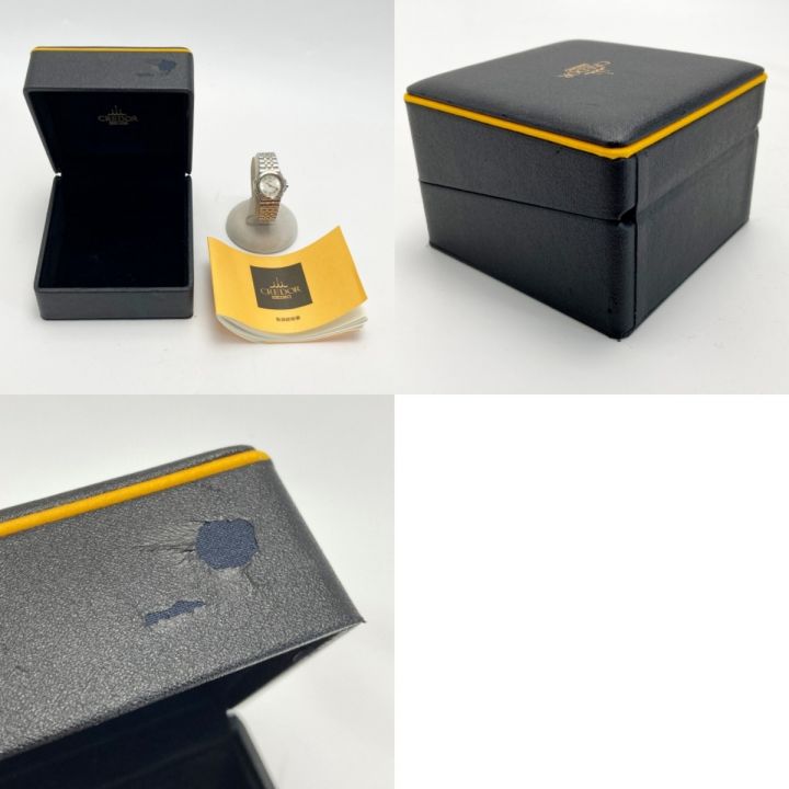 SEIKO 腕時計 CREDOR 18KT 不動 クォーツ 4J81-0A30 SEIKO セイコー クレドール 18KT+SS 4J81-0A30 シルバー