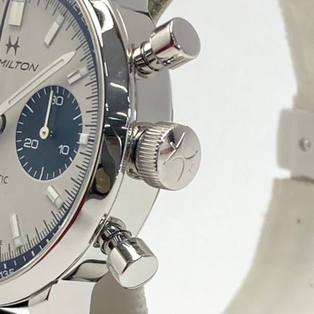  HAMILTON ハミルトン アメリカンクラシック イントラマティック H384160 アイボリー 自動巻き メンズ 腕時計 箱・取説有