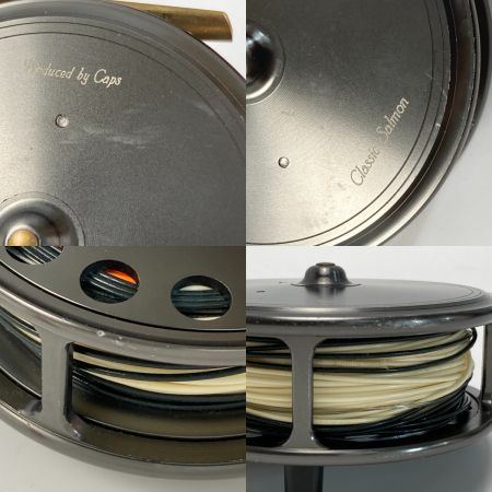  Caps Classic Salmon フライリール  ポーチ付き