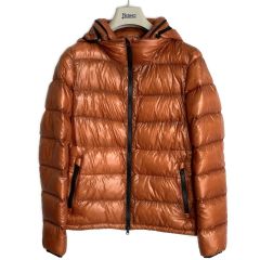  HERNO ダウンジャケット ト サイズ 40 レディース 14431-1370-3 オレンジ Bランク