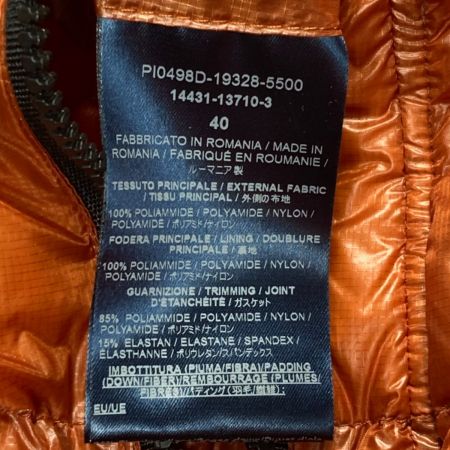  HERNO ダウンジャケット ト サイズ 40 レディース 14431-1370-3 オレンジ