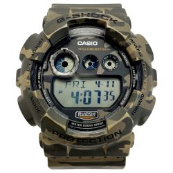 ☆☆ CASIO カシオ G-SHOCK カモフラージュ  GD-120CM-5JF クォーツ メンズ 腕時計 Cランク