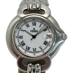 ☆☆ FENDI フェンディ オロロジ 1600G ホワイト クォーツ レディース 腕時計 orologi Bランク