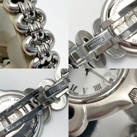  FENDI フェンディ オロロジ 1600G ホワイト クォーツ レディース 腕時計 orologi