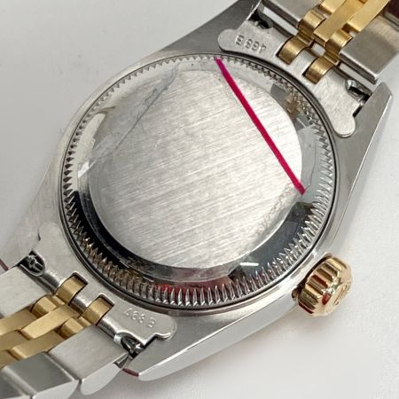 ROLEX ロレックス デイトジャスト K番 SS×K18YG 79173 グレー 自動巻き レディース 腕時計 箱・取説有