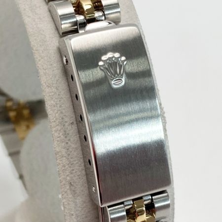  ROLEX ロレックス デイトジャスト K番 SS×K18YG 79173 グレー 自動巻き レディース 腕時計 箱・取説有