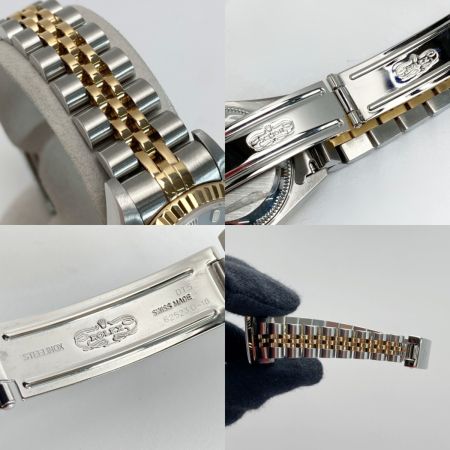  ROLEX ロレックス デイトジャスト K番 SS×K18YG 79173 グレー 自動巻き レディース 腕時計 箱・取説有