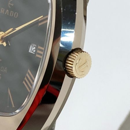  RADO ラドー バルボア V デイト 711.9573.3 ブラック クォーツ メンズ 腕時計 BALBOA