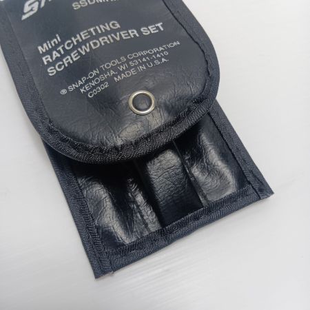 Snap-on スナップオン ミニラチェットスクリュードライバーセット SSDMRM1030